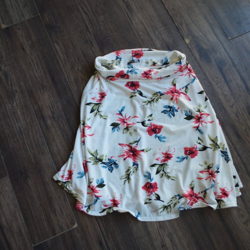 Ladies Floral  Mid Skirt By Urban Coco